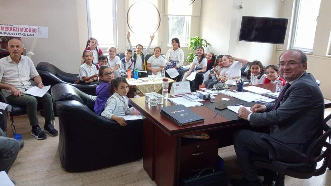 Çocuklardan Başkan Orpak'a Yerel Yönetim Ziyareti